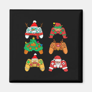 Aimant Contrôleurs de jeu Elf Père Noël de Noël Joueur No