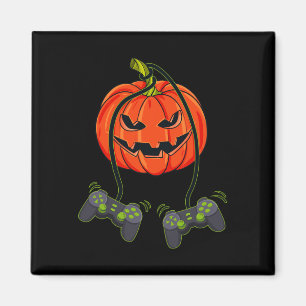 Aimant Contrôleurs Jack-o'-lantern Video Gamer Halloween 
