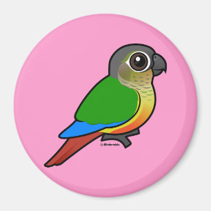 Aimant Conure à côté jaune Birdorable
