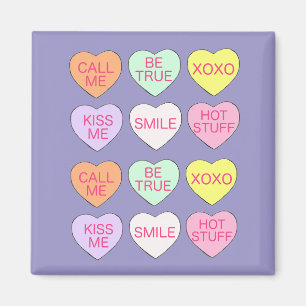 Aimant Conversation de bonbons Amour du coeur Saint Valen