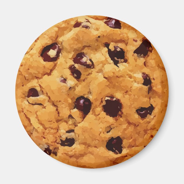 Aimant Cookie à chips au chocolat (Devant)