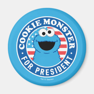 Aimant Cookie Monster pour Président
