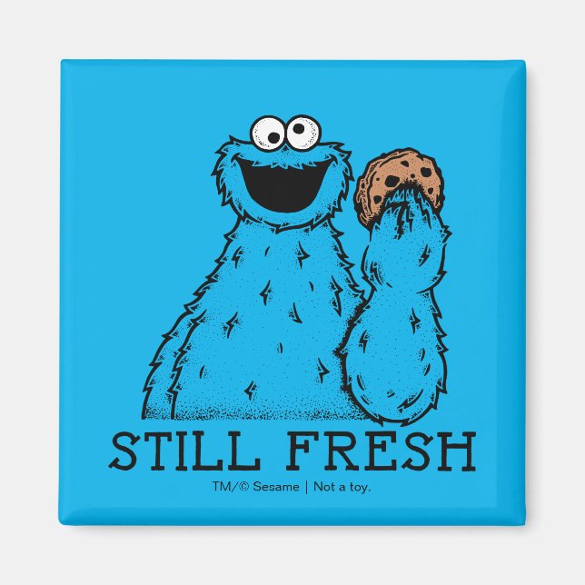 Aimant Cookie Monster | Toujours frais (Devant)