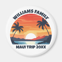 Cool de voyage sur mesure Sunrise Palm Trees