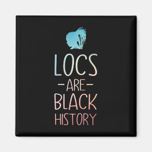 Aimant Cool Locs Art pour femmes maman cheveux afro histo