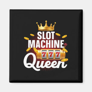 Aimant Cool Machine à sous Queen Art Pour Femmes Girls Ca
