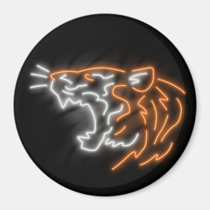 Aimant Cool Neon Tiger