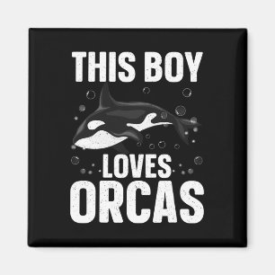 Aimant Cool Orca Design Pour Garçons Enfants Hommes Mer O