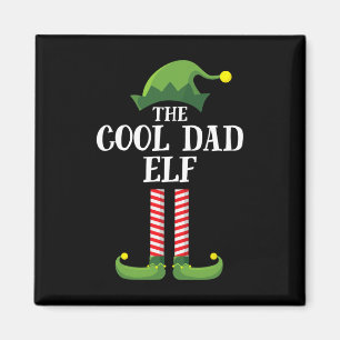 Aimant Cool Papa Elf Correspondant Famille Groupe Noël