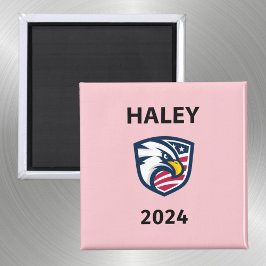 Aimant Cool Patriotique Nikki Haley 2024 Élection Eagle