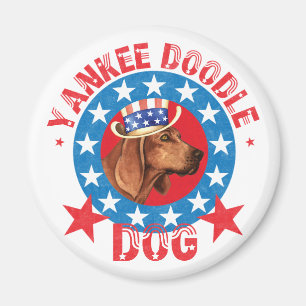 Aimant Coonhound patriotique de Redbone