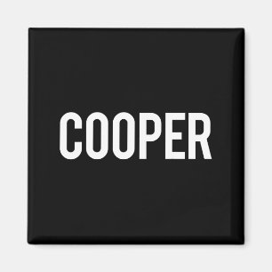 Aimant Cooper - T-shirt cadeau drôle pour fan de nouveau