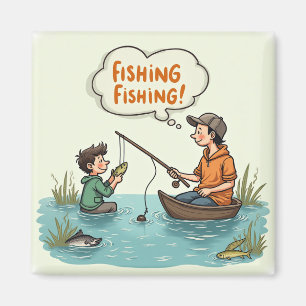 Aimant Copains de pêche pour toujours !