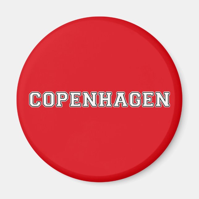 Aimant Copenhague Danemark (Devant)