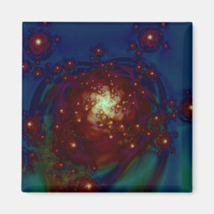 Aimant Copie d'art abstrait de ~ "de galaxie rose de