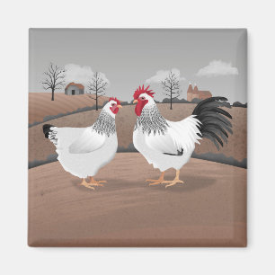 Aimant Coq et Poule