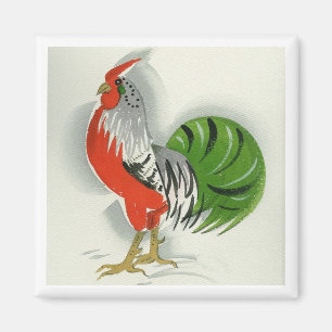 Aimant Coq folklorique #9