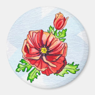 Aimant Coquelicot