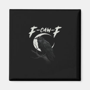 Aimant Corbeau Drôle Essentiel Créatif Décontracté