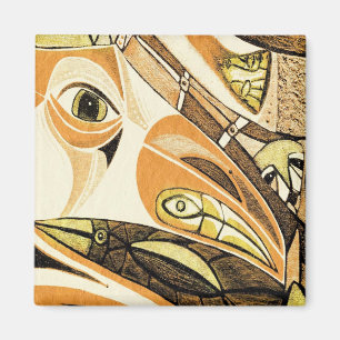 Aimant corbeau indien par Gregory Gallo