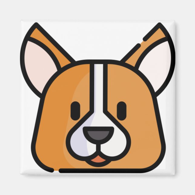 Aimant Corgi (Devant)