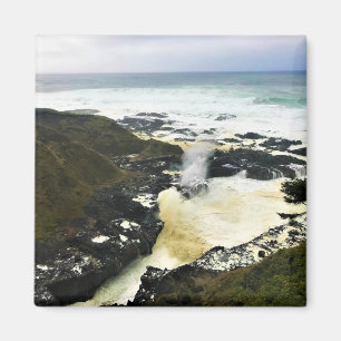 Aimant Corne de Spouting, cape Perpetua, Oregon Coast
