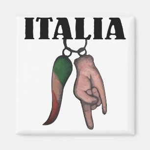 AIMANT CORNE ITALIENNE AUX YEUX MAL, CORNO