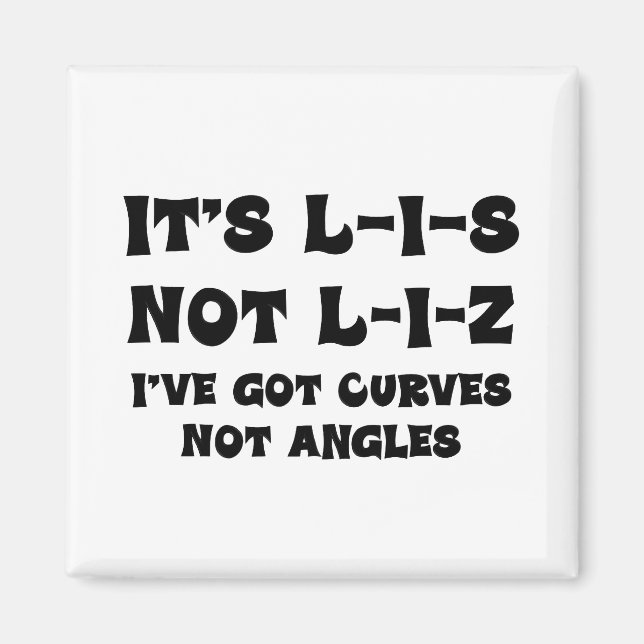 Aimant Correction de l'orthographe de Lis (Devant)