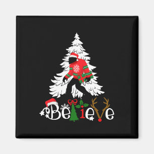 Aimant Correspondance des pyjamas de Noël Famille Bigfoot