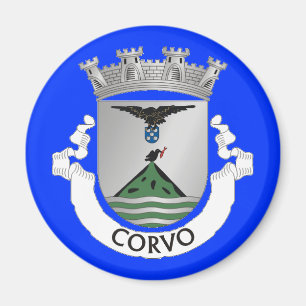 Aimant Corvo Açores - Réfrigérateur magnétique