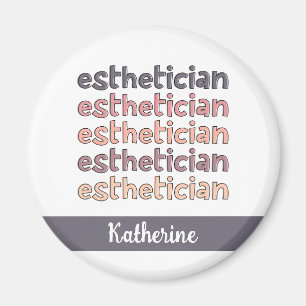 Aimant Cosmetologue Esthéticien Personnalisé Beautician