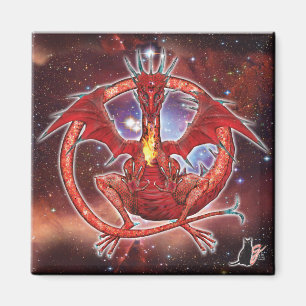 Aimant cosmique de dragon de Pyrope