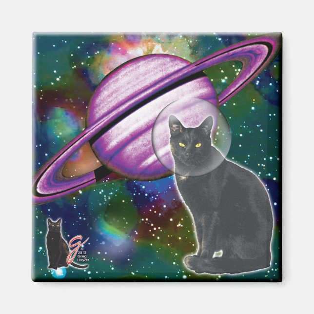 Aimant Cosmo Space-Cat (Devant)