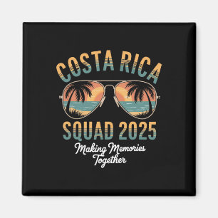 Aimant Costa Rica Squad 2025 Vacation Tropical Pura Vida