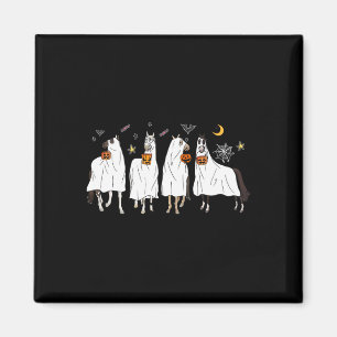 Aimant Costume Citrouille Halloween Horse Ghost Boo Pour 