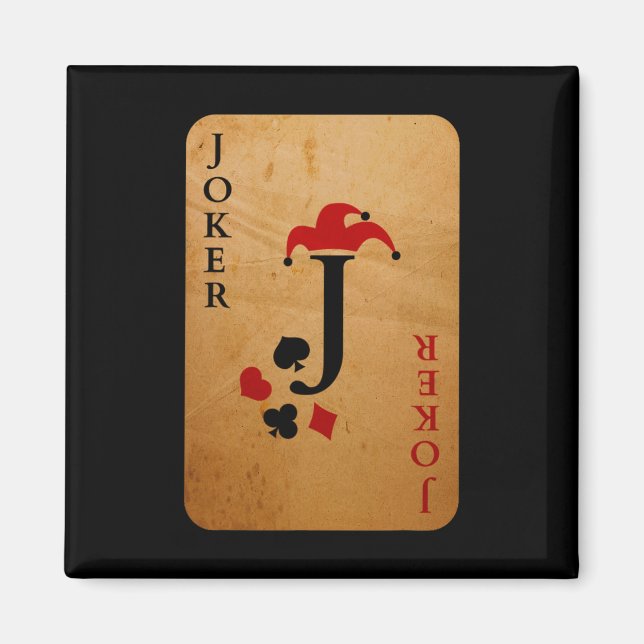 Aimant Costume de carte Joker Halloween Deck de cartes (Devant)