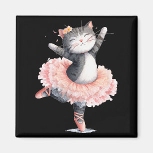 Aimant Costume de chat à tutu dansant pour amateurs de ch