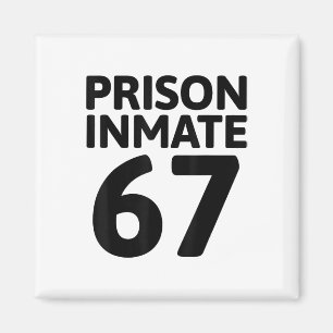 Aimant Costume de détenu de prison 67 Halloween Meme Pris