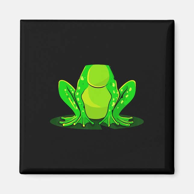 Aimant Costume de grenouille Halloween Green Toad Kids Ho (Devant)