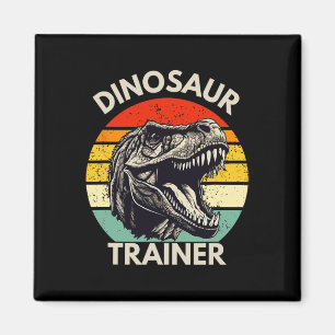 Aimant Costume de Halloween Rétro de Dresseur de Dinosaur