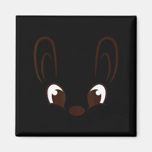Aimant Costume de lapin garçon visage lapin Halloween Pâq