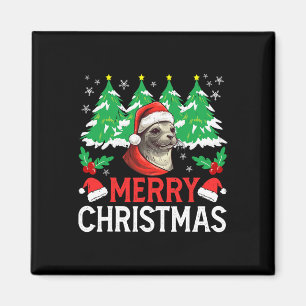 Aimant Costume de pyjama de Noël du Phoque du Baïkal pour