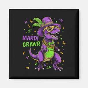 Aimant Costume de T-rex Dino Mardi Grawr pour garçons et
