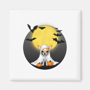 Aimant Costume d'Halloween Chihuahua Puppy Ghost - Small 
