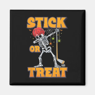 Aimant Costume d'Halloween de joueur de hockey sur glace