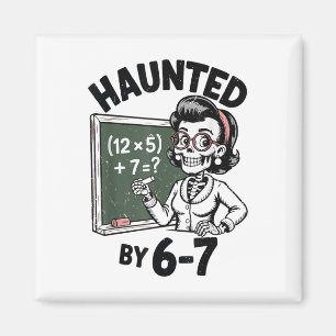 Aimant Costume d'Halloween de professeur de mathématiques
