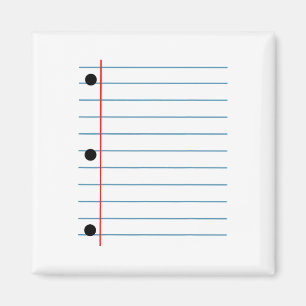 Aimant Costume d'Halloween du groupe de papier de Carnet