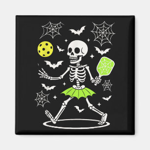 Aimant Costume d'Halloween Pickleball, Saison Éffrayante