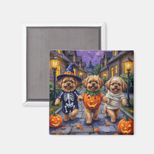 Aimant Costume d'Halloween pour chiens Pékinois allant ch