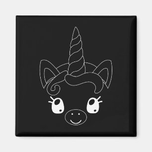 Aimant Costume d'Halloween visage Unicorn Costume enfant
